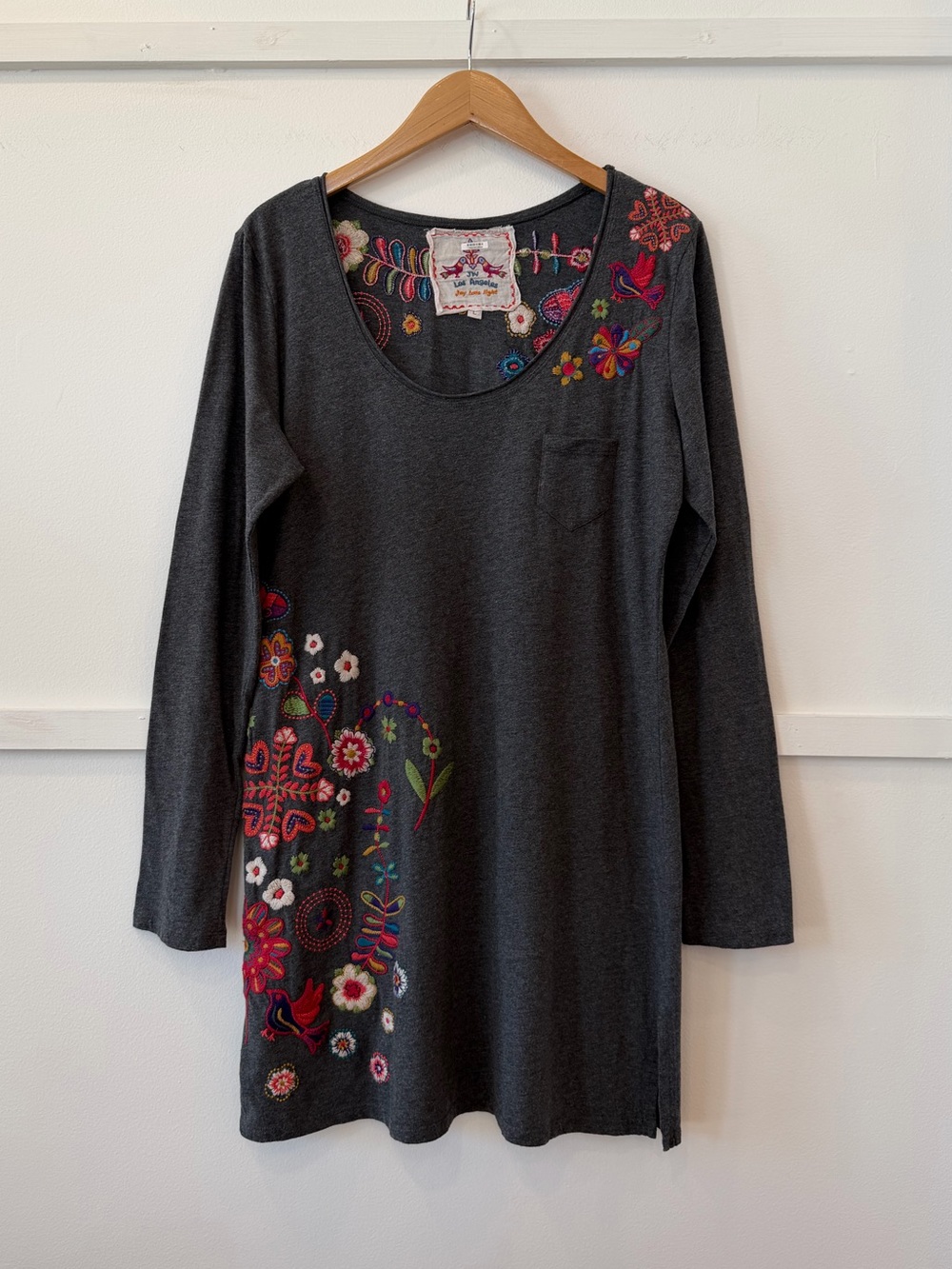 Johnny Was Embroidered Colorful Tunic Top Dress size L - Picture 1 of 14